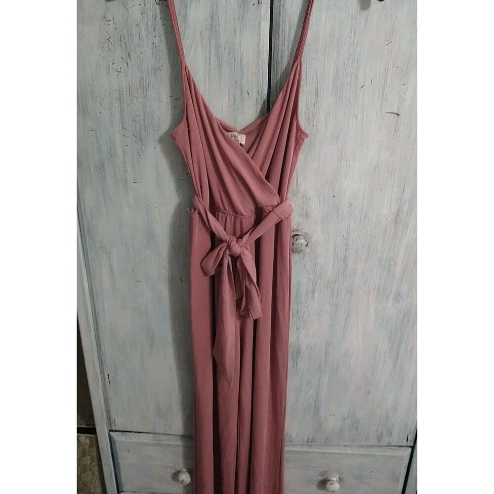 L Space Nordstrom Wide Leg Romper Jumper Xs Blush Cozy Comfy Beachy Summer